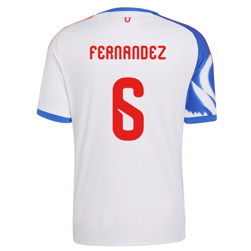 Danxen Niño Camiseta Nicolás Fernández #6 Blanco Azul Marino 2ª Equipación 2026/27 La Camisa México
