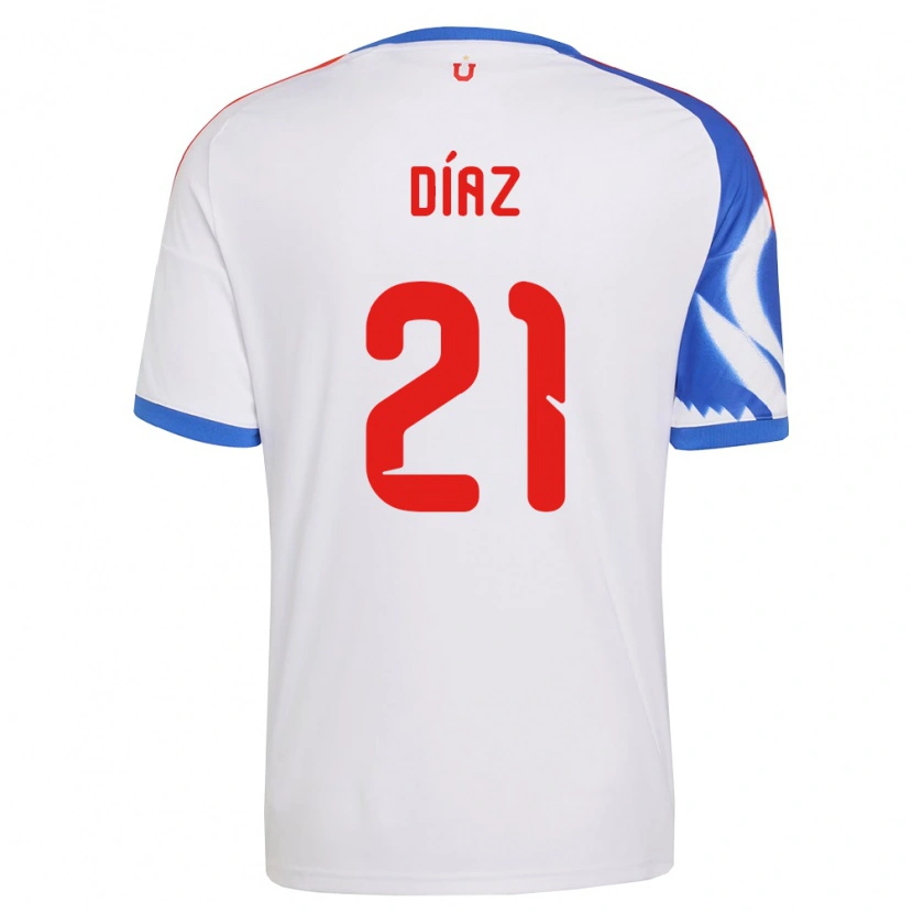 Danxen Niño Camiseta Marcelo Díaz #21 Blanco Azul Marino 2ª Equipación 2026/27 La Camisa México