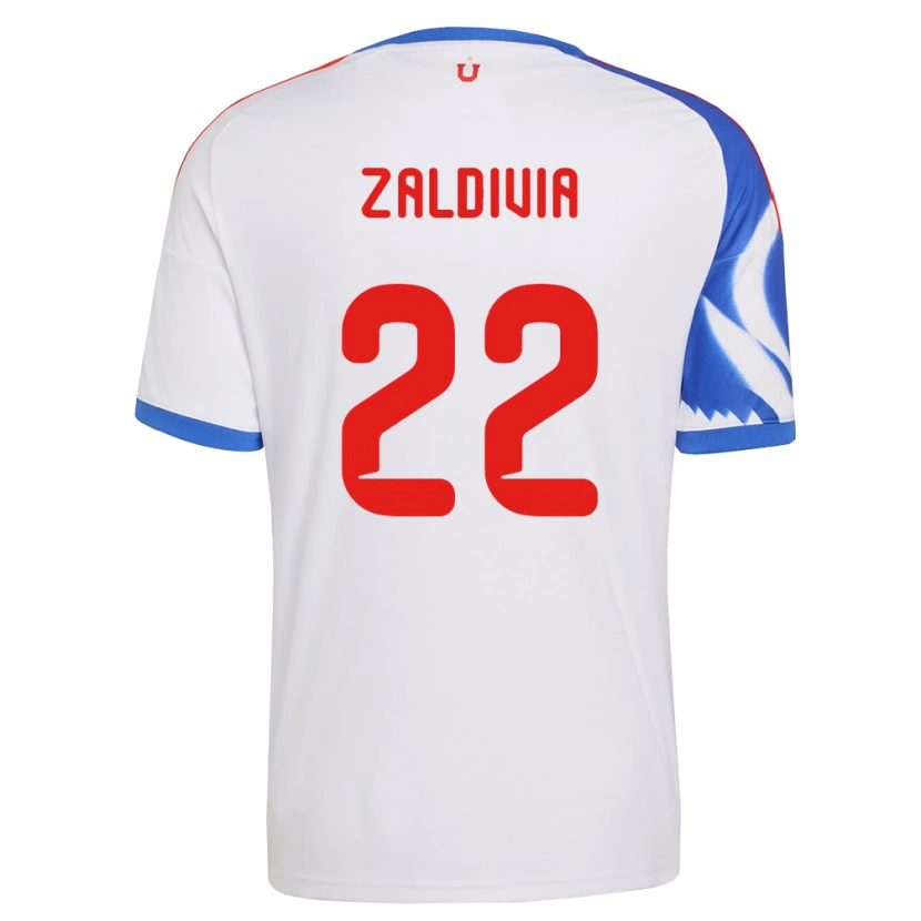 Danxen Niño Camiseta Matías Zaldivia #22 Blanco Azul Marino 2ª Equipación 2026/27 La Camisa México