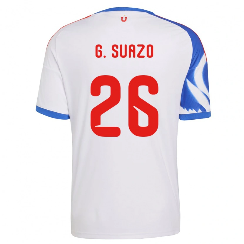 Danxen Niño Camiseta Grettel Suazo #26 Blanco Azul Marino 2ª Equipación 2026/27 La Camisa México