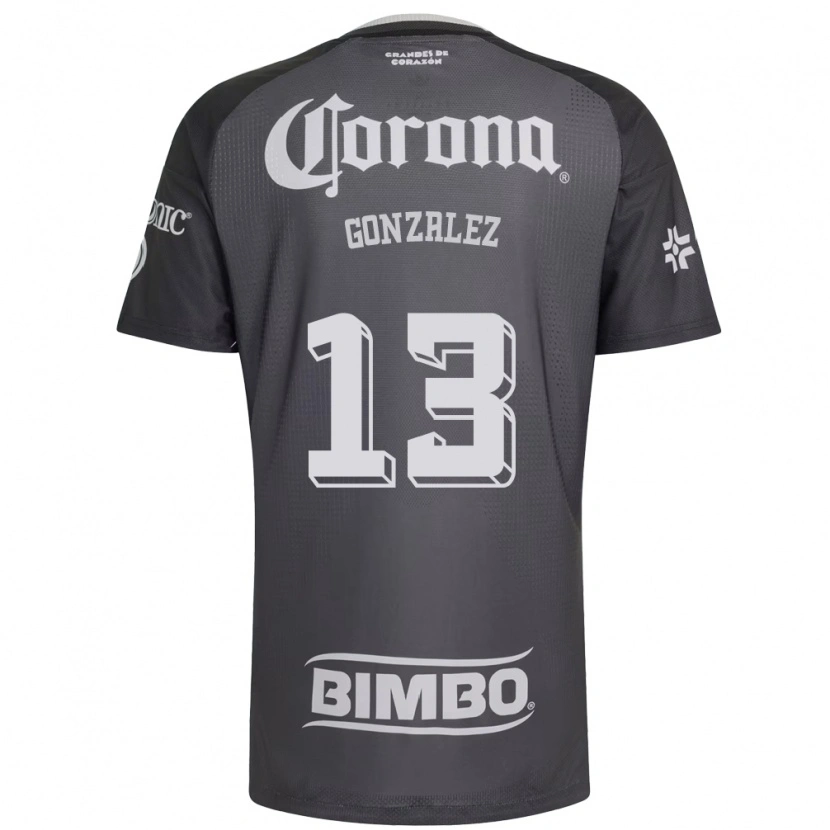 Danxen Niño Camiseta Eva Gonzalez #13 Gris Blanco Negro 2ª Equipación 2026/27 La Camisa México