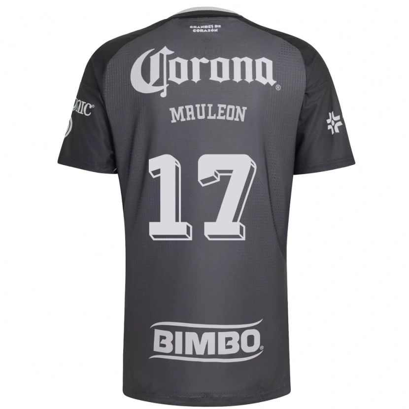 Danxen Niño Camiseta Natalia Mauleon #17 Gris Blanco Negro 2ª Equipación 2026/27 La Camisa México