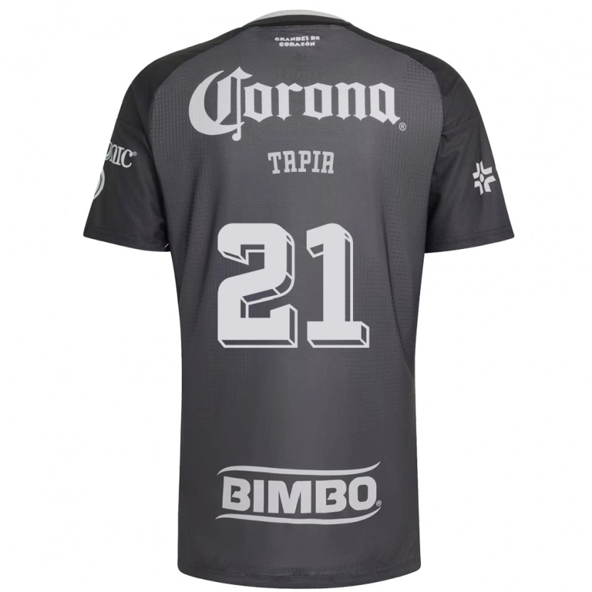Danxen Niño Camiseta Fernando Tapia #21 Gris Blanco Negro 2ª Equipación 2026/27 La Camisa México