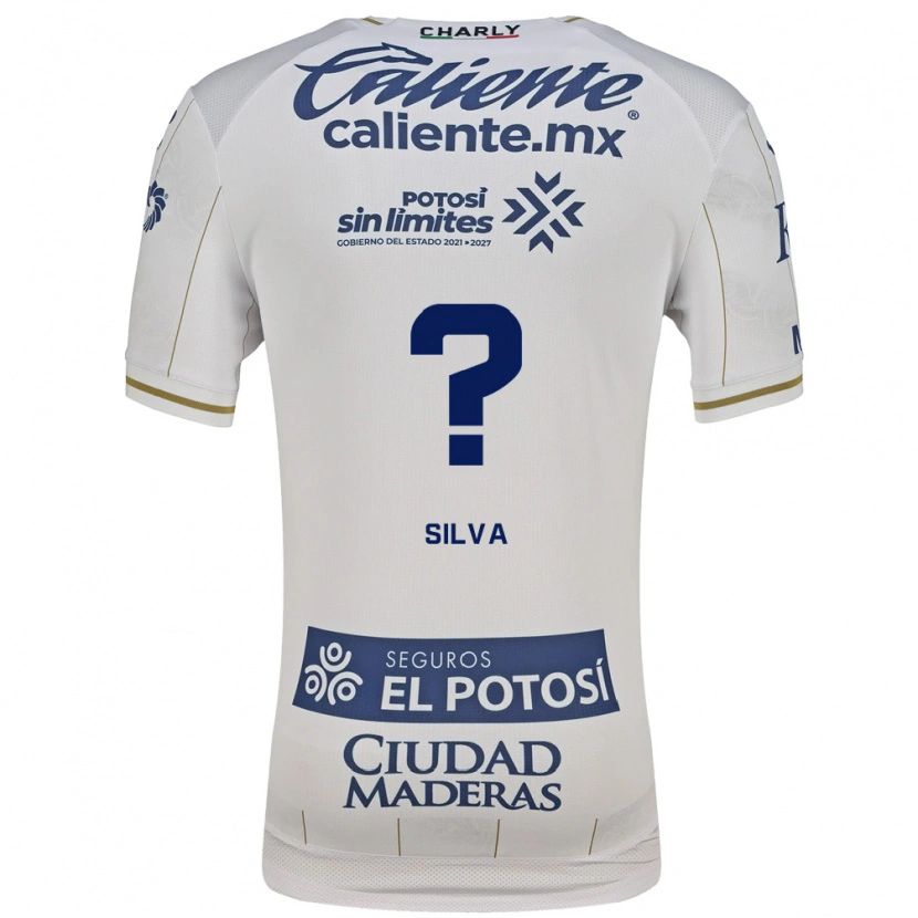 Danxen Niño Camiseta Jordan Silva #0 Blanco Azul 2ª Equipación 2026/27 La Camisa México