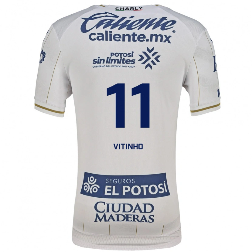 Danxen Niño Camiseta Vitinho #11 Blanco Azul 2ª Equipación 2026/27 La Camisa México