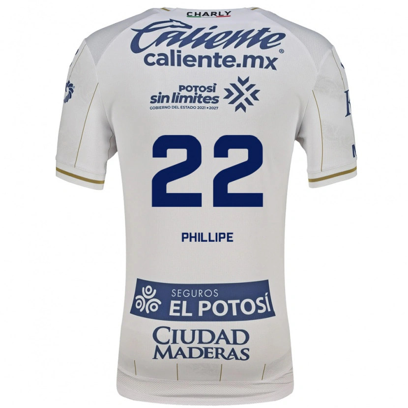Danxen Niño Camiseta Yan Phillipe #22 Blanco Azul 2ª Equipación 2026/27 La Camisa México