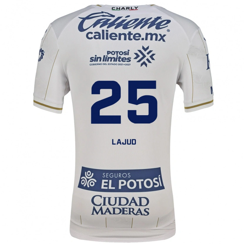 Danxen Niño Camiseta Gibrán Lajud #25 Blanco Azul 2ª Equipación 2026/27 La Camisa México