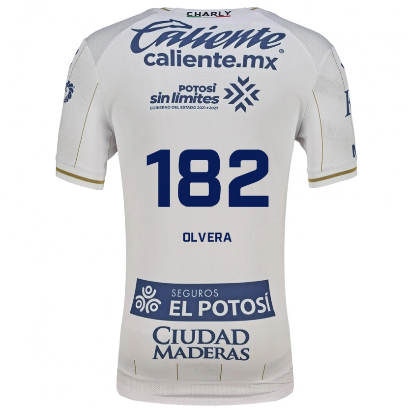 Danxen Niño Camiseta Artemio Olvera #182 Blanco Azul 2ª Equipación 2026/27 La Camisa México