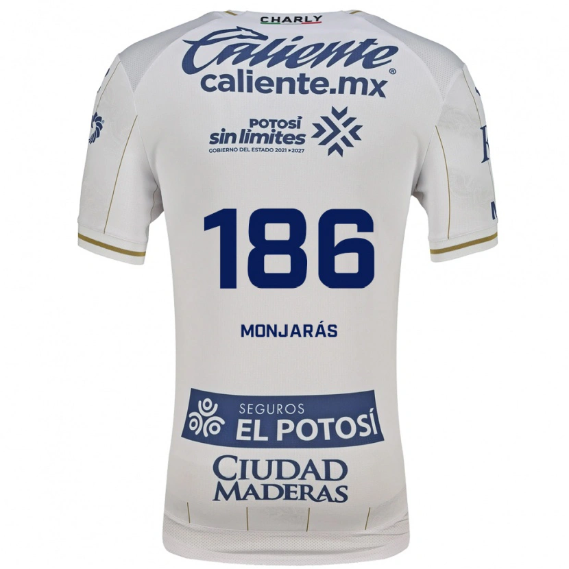 Danxen Niño Camiseta Christopher Monjarás #186 Blanco Azul 2ª Equipación 2026/27 La Camisa México