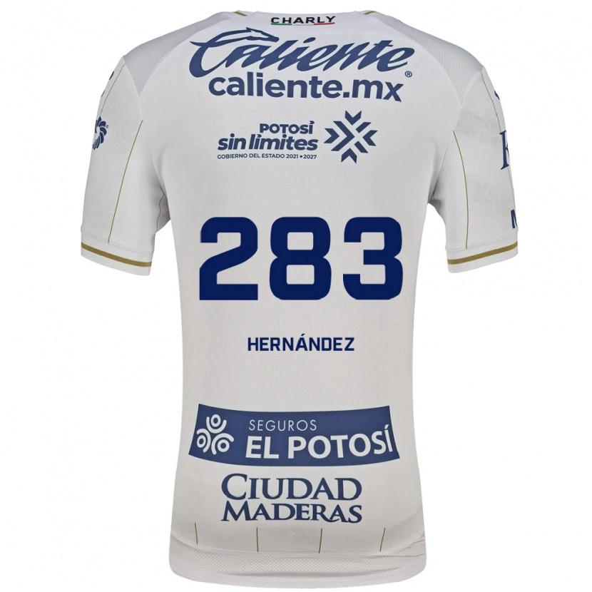 Danxen Niño Camiseta Sebastián Hernández #283 Blanco Azul 2ª Equipación 2026/27 La Camisa México
