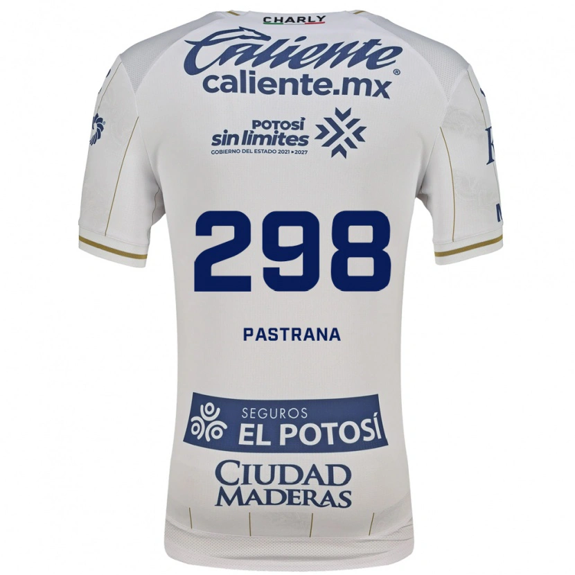 Danxen Niño Camiseta Leonardo Pastrana #298 Blanco Azul 2ª Equipación 2026/27 La Camisa México
