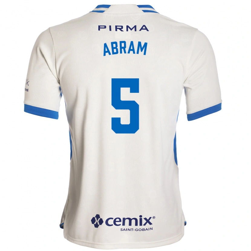 Danxen Niño Camiseta Luis Abram #5 Blanco Azul Rojo 2ª Equipación 2026/27 La Camisa México