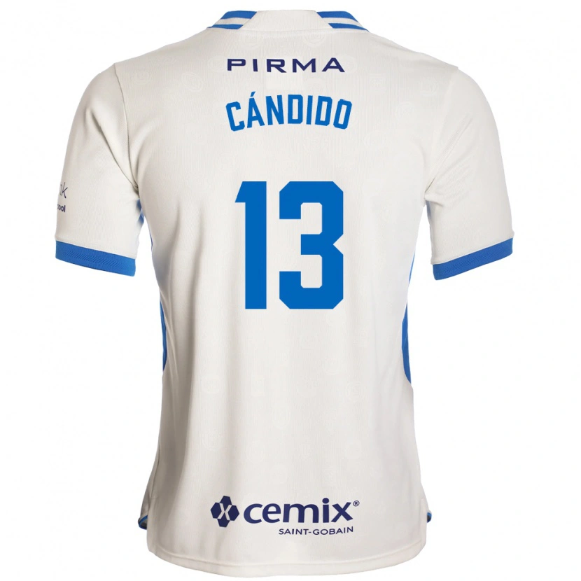Danxen Niño Camiseta Camilo Cándido #13 Blanco Azul Rojo 2ª Equipación 2026/27 La Camisa México