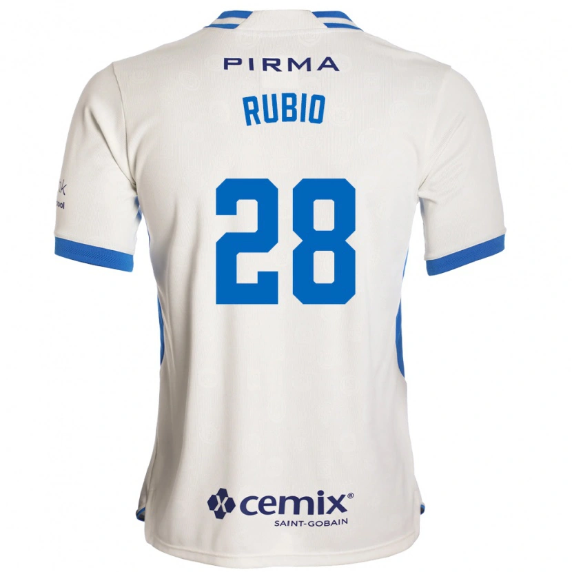 Danxen Niño Camiseta Raymundo Rubio #28 Blanco Azul Rojo 2ª Equipación 2026/27 La Camisa México