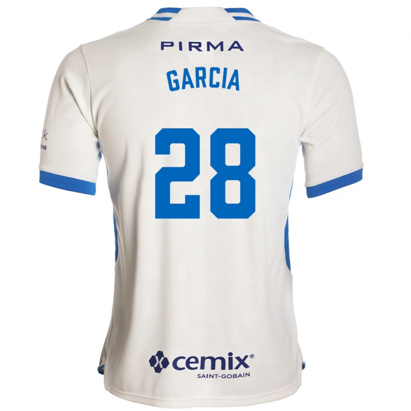Danxen Niño Camiseta Ana Garcia #28 Blanco Azul Rojo 2ª Equipación 2026/27 La Camisa México