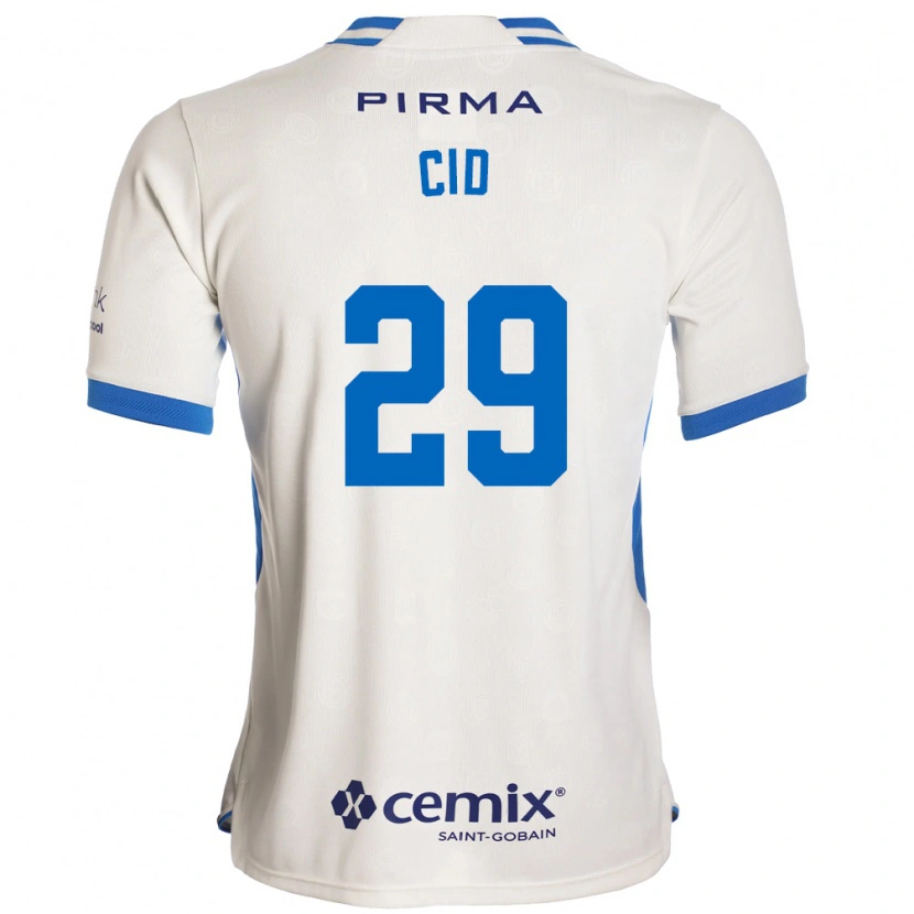 Danxen Niño Camiseta Claudia Cid #29 Blanco Azul Rojo 2ª Equipación 2026/27 La Camisa México
