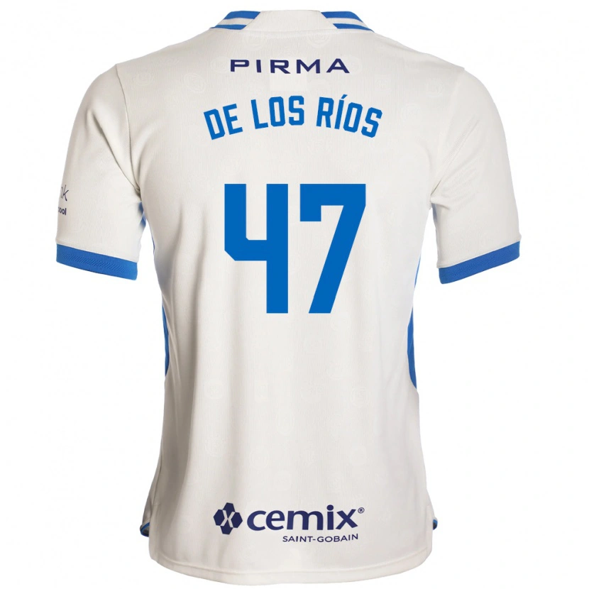 Danxen Niño Camiseta Sergio De Los Ríos #47 Blanco Azul Rojo 2ª Equipación 2026/27 La Camisa México