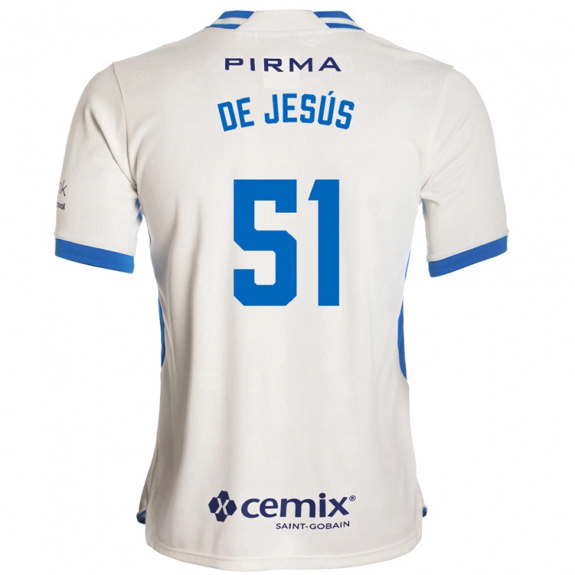 Danxen Niño Camiseta Luis De Jesús #51 Blanco Azul Rojo 2ª Equipación 2026/27 La Camisa México