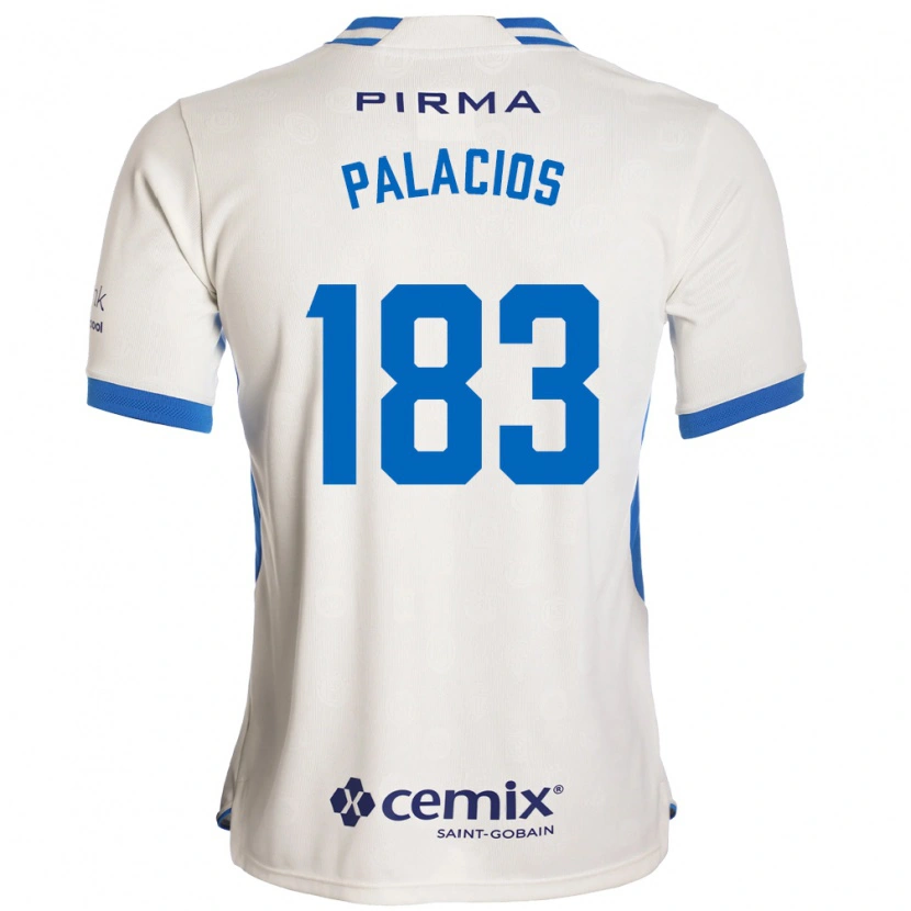 Danxen Niño Camiseta Kelvin Palacios #183 Blanco Azul Rojo 2ª Equipación 2026/27 La Camisa México