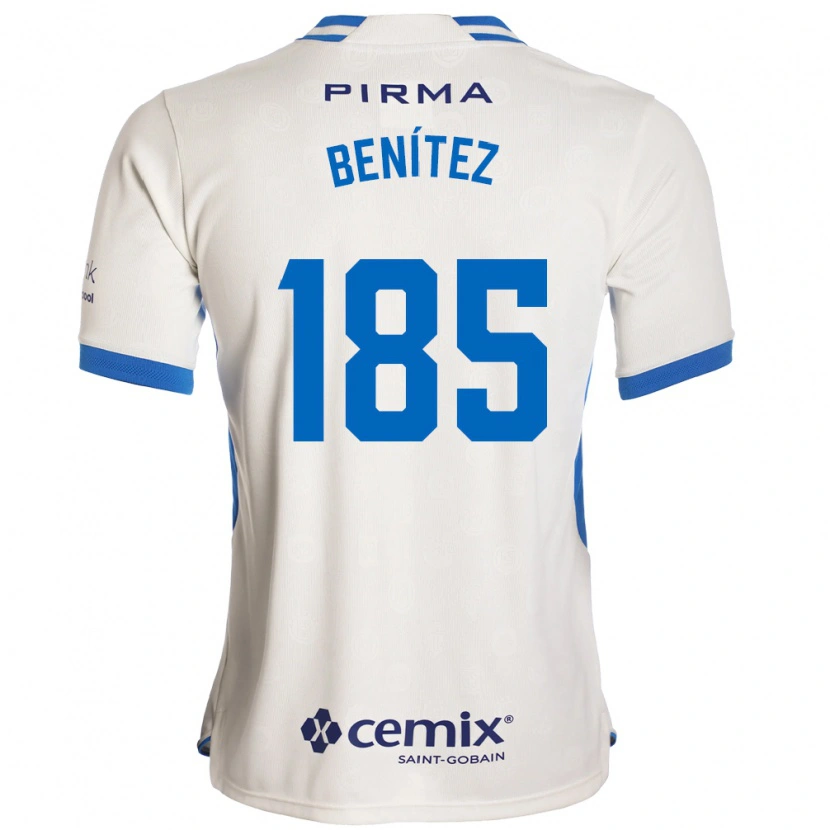 Danxen Niño Camiseta Cristopher Benítez #185 Blanco Azul Rojo 2ª Equipación 2026/27 La Camisa México