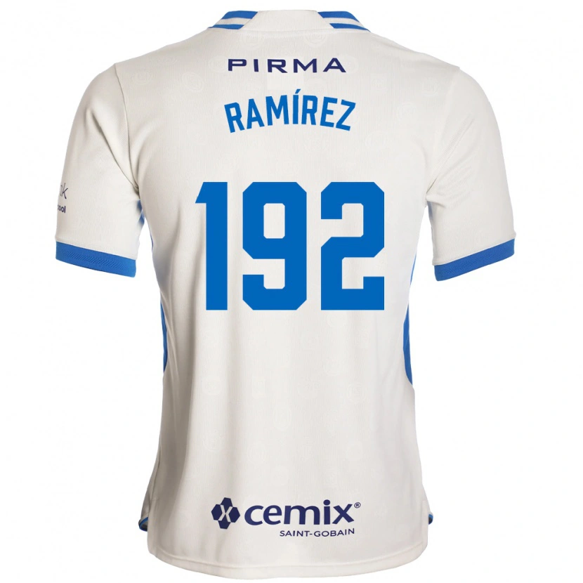 Danxen Niño Camiseta Nicolás Ramírez #192 Blanco Azul Rojo 2ª Equipación 2026/27 La Camisa México