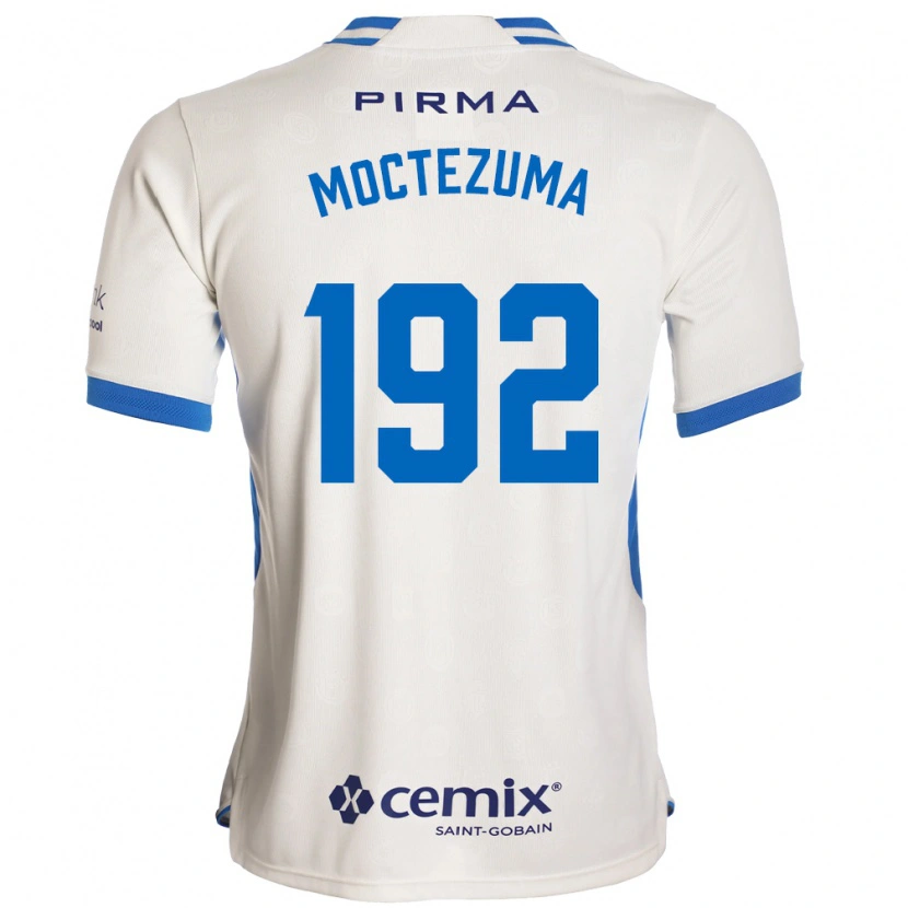 Danxen Niño Camiseta Brayan Moctezuma #192 Blanco Azul Rojo 2ª Equipación 2026/27 La Camisa México