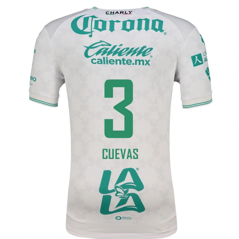 Danxen Niño Camiseta Mauricio Cuevas #3 Verde Claro Blanco 2ª Equipación 2026/27 La Camisa México