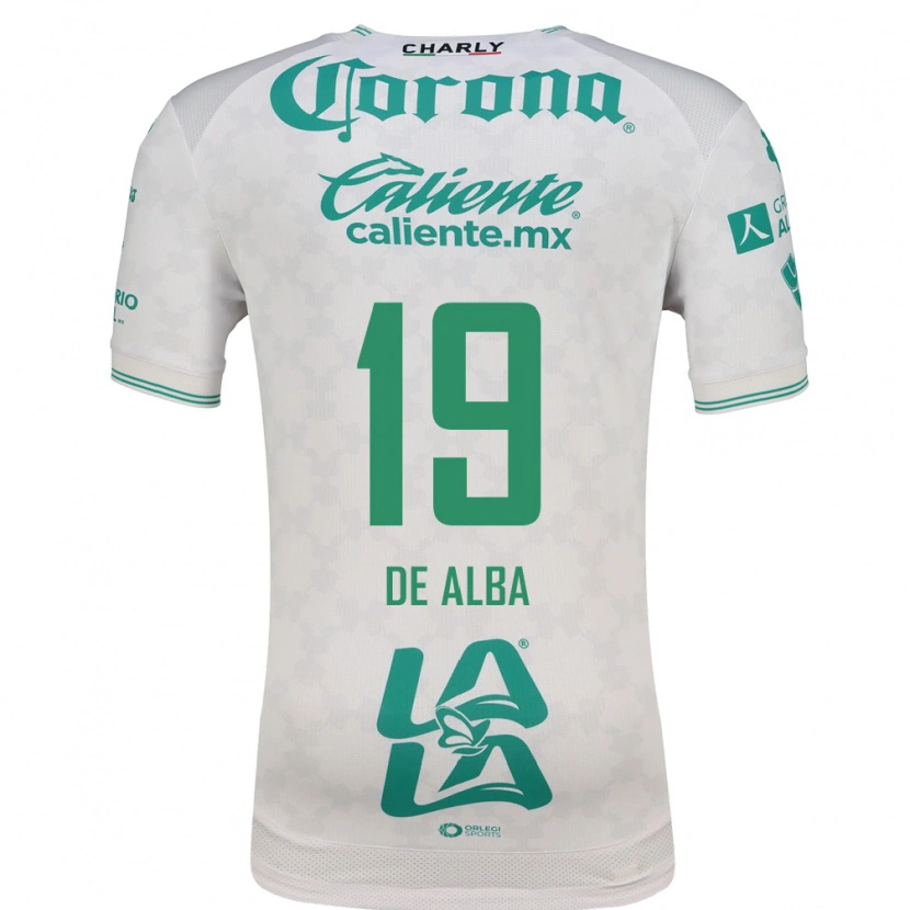 Danxen Niño Camiseta Luisa De Alba #19 Verde Claro Blanco 2ª Equipación 2026/27 La Camisa México