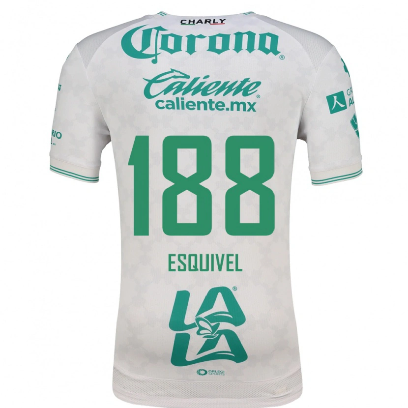 Danxen Niño Camiseta Bruno Esquivel #188 Verde Claro Blanco 2ª Equipación 2026/27 La Camisa México