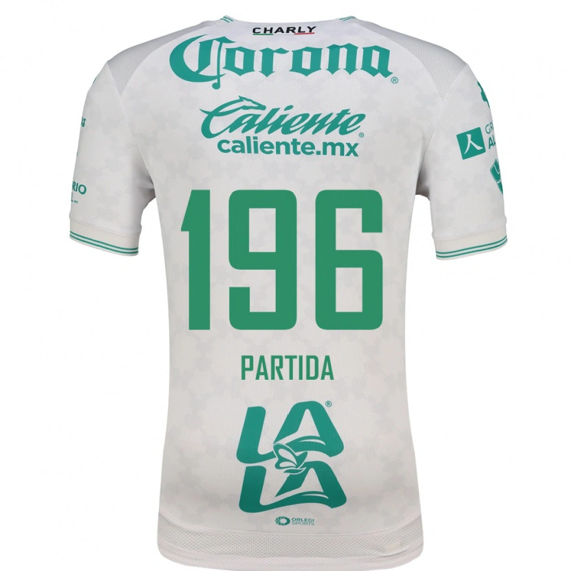 Danxen Niño Camiseta Alejandro Partida #196 Verde Claro Blanco 2ª Equipación 2026/27 La Camisa México