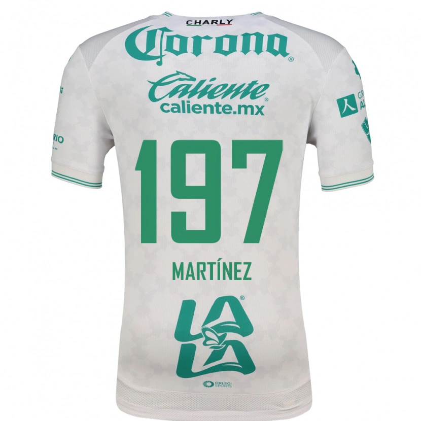 Danxen Niño Camiseta André Martínez #197 Verde Claro Blanco 2ª Equipación 2026/27 La Camisa México
