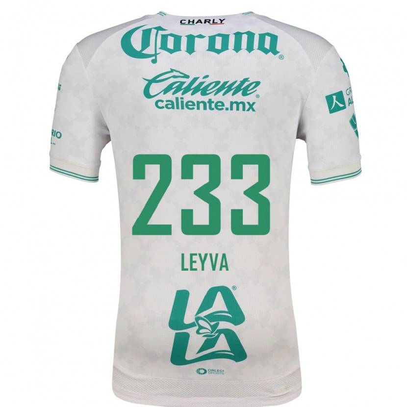 Danxen Niño Camiseta Axel Leyva #233 Verde Claro Blanco 2ª Equipación 2026/27 La Camisa México