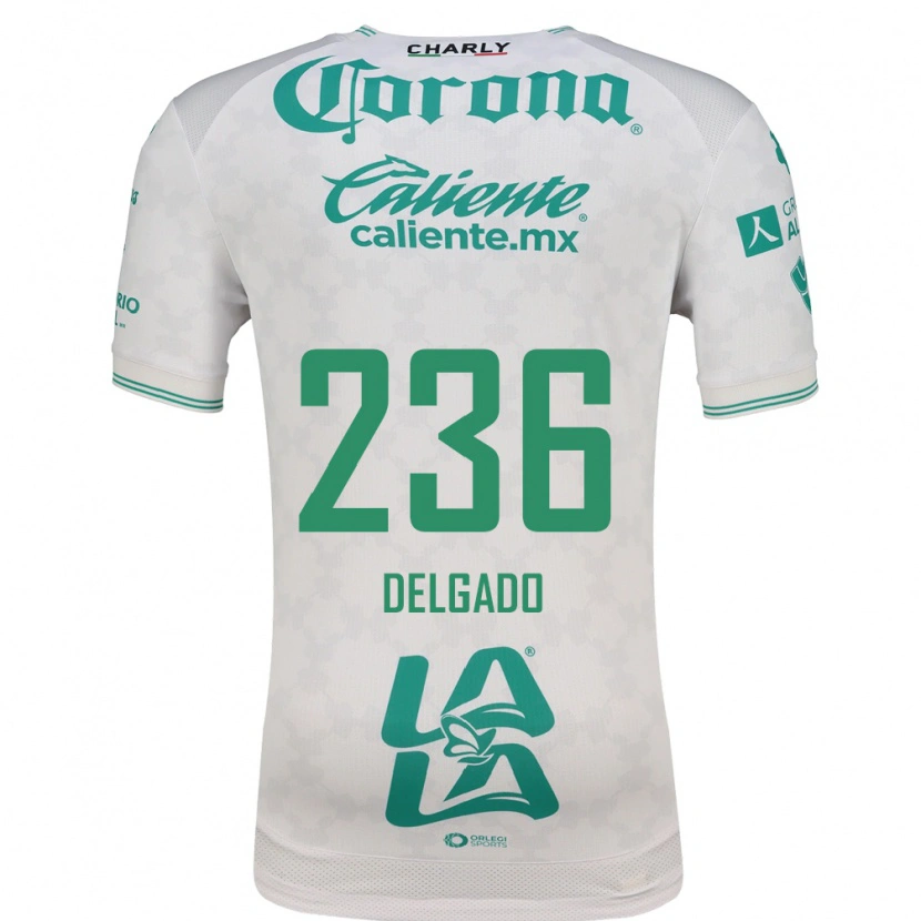 Danxen Niño Camiseta Ansel Delgado #236 Verde Claro Blanco 2ª Equipación 2026/27 La Camisa México