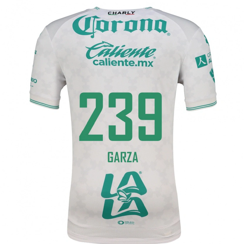 Danxen Niño Camiseta Esteban Garza #239 Verde Claro Blanco 2ª Equipación 2026/27 La Camisa México
