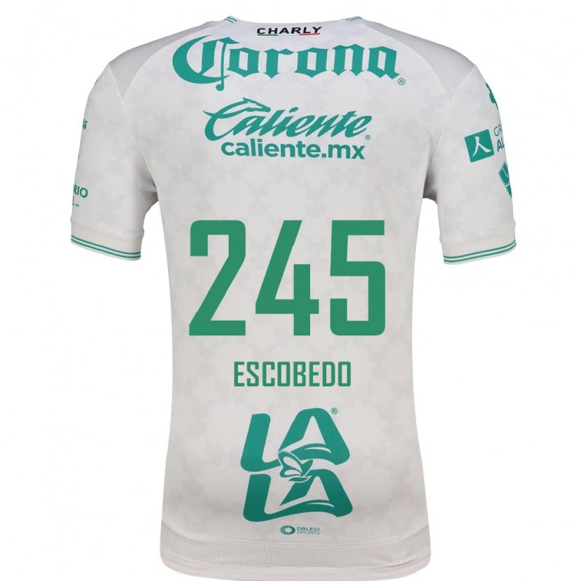 Danxen Niño Camiseta Rodrigo Escobedo #245 Verde Claro Blanco 2ª Equipación 2026/27 La Camisa México