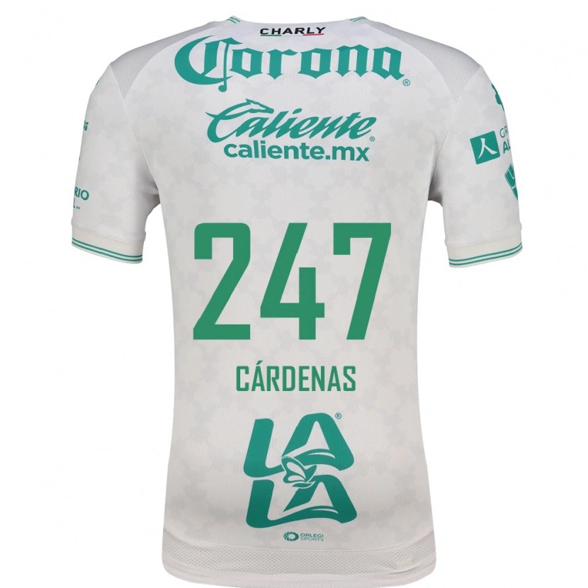 Danxen Niño Camiseta José Cárdenas #247 Verde Claro Blanco 2ª Equipación 2026/27 La Camisa México