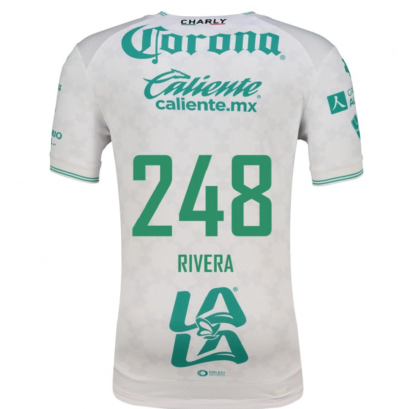 Danxen Niño Camiseta Ángel Rivera #248 Verde Claro Blanco 2ª Equipación 2026/27 La Camisa México