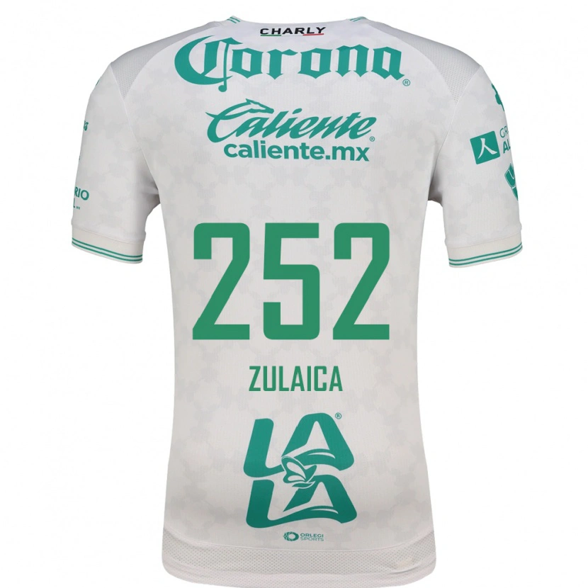 Danxen Niño Camiseta José Zulaica #252 Verde Claro Blanco 2ª Equipación 2026/27 La Camisa México