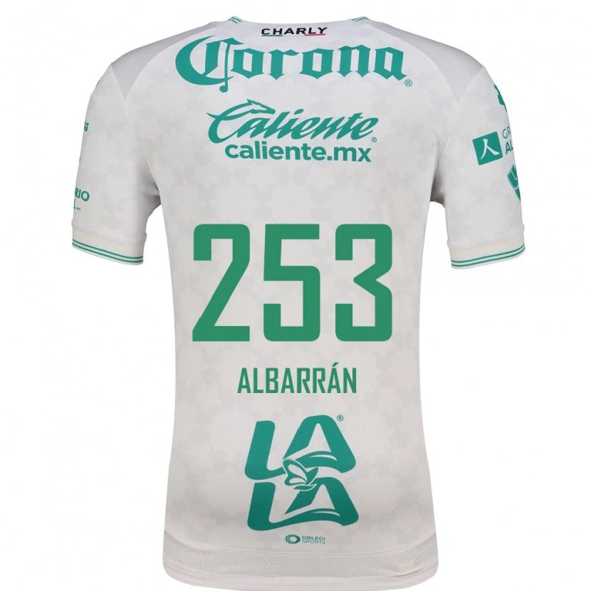 Danxen Niño Camiseta Rodrigo Albarrán #253 Verde Claro Blanco 2ª Equipación 2026/27 La Camisa México