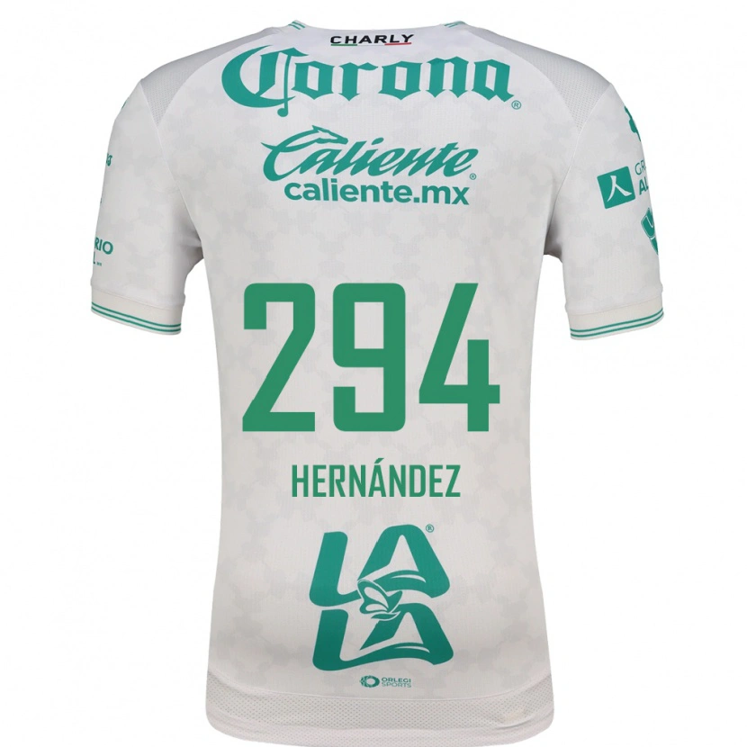 Danxen Niño Camiseta Matías Hernández #294 Verde Claro Blanco 2ª Equipación 2026/27 La Camisa México