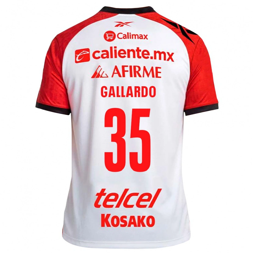 Danxen Niño Camiseta Gloriaisabel Gallardo #35 Rojo Blanco Negro 2ª Equipación 2026/27 La Camisa México