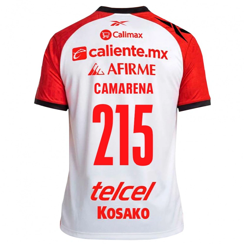Danxen Niño Camiseta Mauricio Camarena #215 Rojo Blanco Negro 2ª Equipación 2026/27 La Camisa México