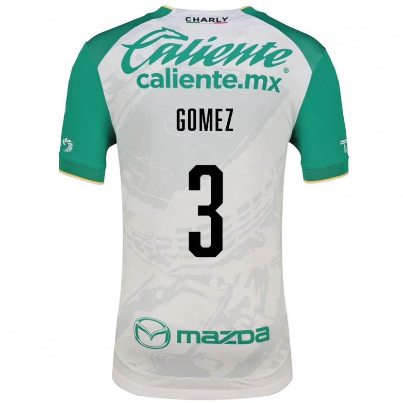 Danxen Niño Camiseta Karen Gómez #3 Verde Claro Blanco 2ª Equipación 2026/27 La Camisa México