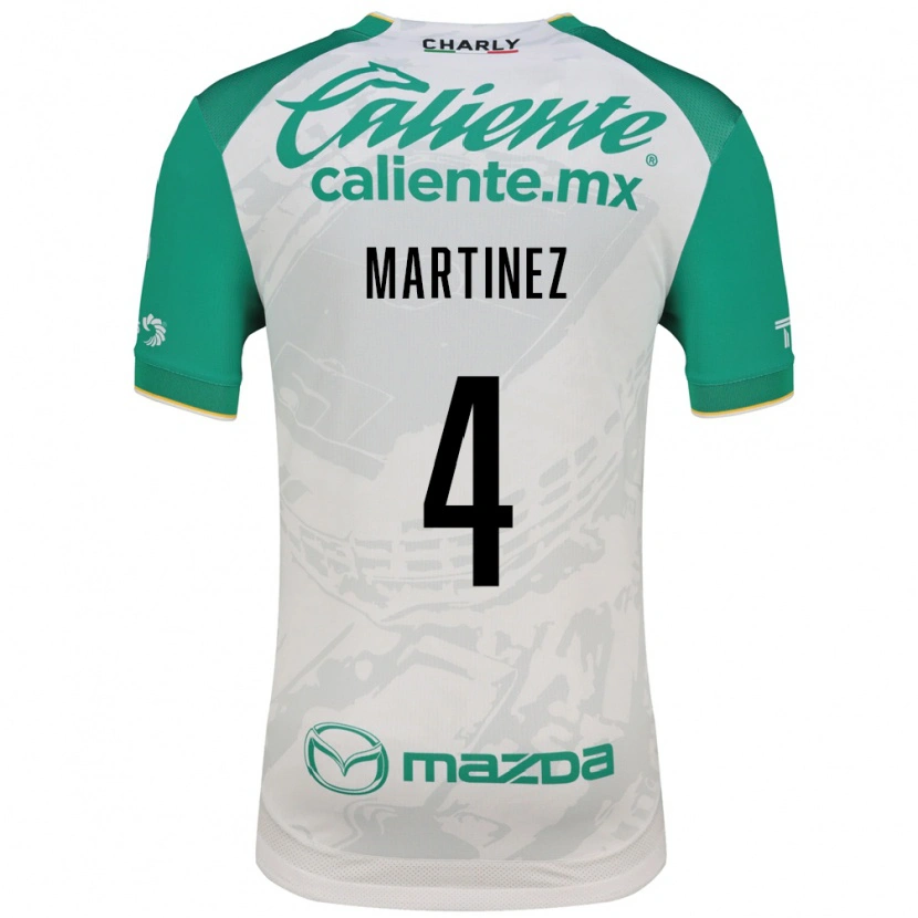 Danxen Niño Camiseta Mitzi Martínez #4 Verde Claro Blanco 2ª Equipación 2026/27 La Camisa México