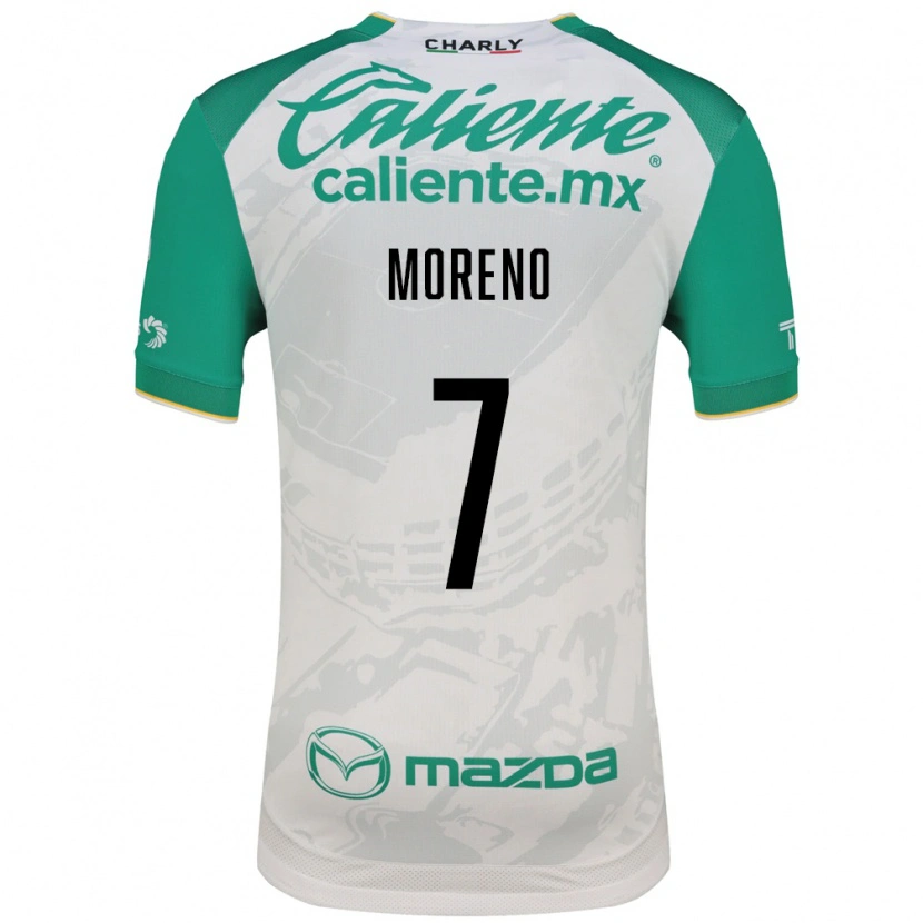 Danxen Niño Camiseta Iván Moreno #7 Verde Claro Blanco 2ª Equipación 2026/27 La Camisa México