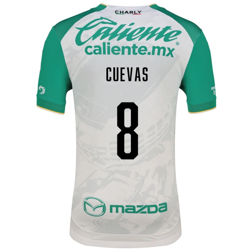 Danxen Niño Camiseta Lucero Cuevas #8 Verde Claro Blanco 2ª Equipación 2026/27 La Camisa México