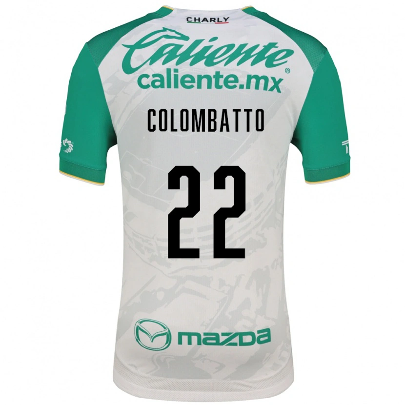 Danxen Niño Camiseta Santiago Colombatto #22 Verde Claro Blanco 2ª Equipación 2026/27 La Camisa México