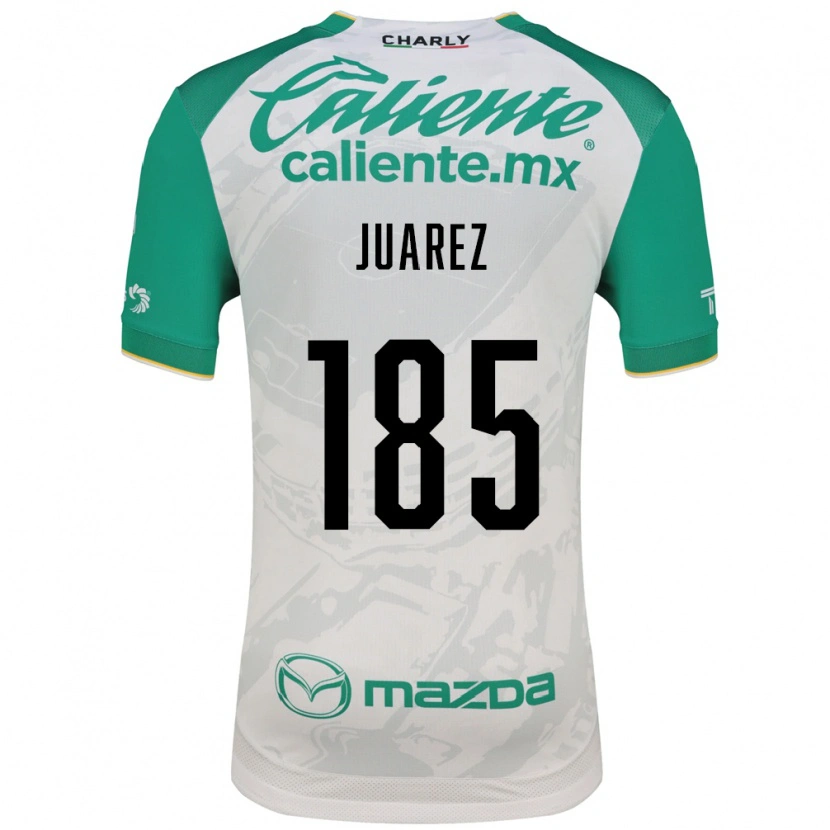 Danxen Niño Camiseta Moisés Juárez #185 Verde Claro Blanco 2ª Equipación 2026/27 La Camisa México