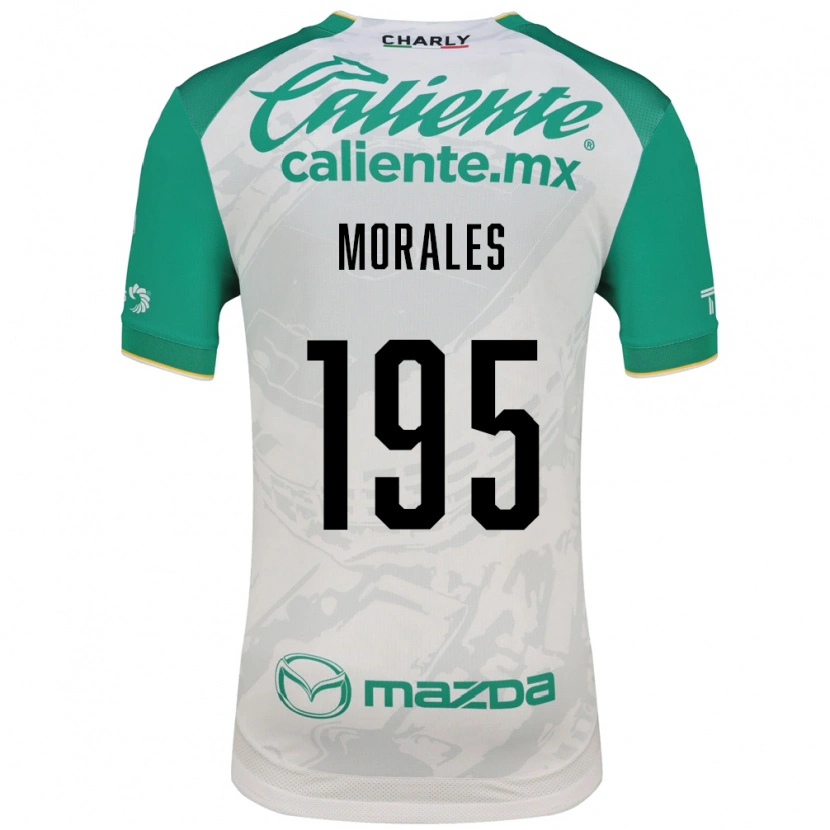 Danxen Niño Camiseta Daniel Morales #195 Verde Claro Blanco 2ª Equipación 2026/27 La Camisa México