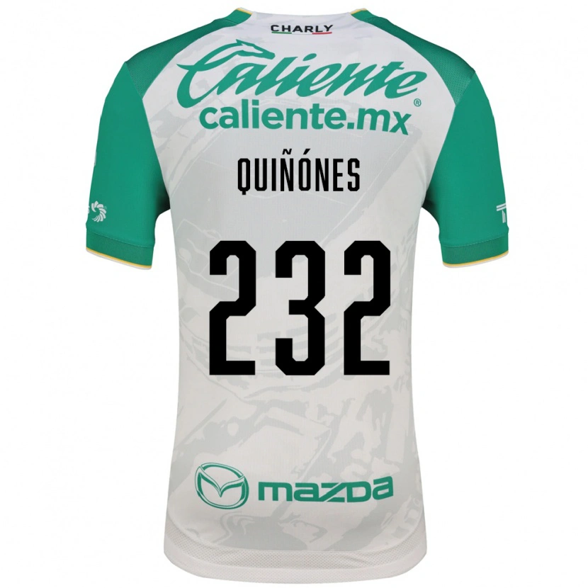 Danxen Niño Camiseta Jorge Quiñónes #232 Verde Claro Blanco 2ª Equipación 2026/27 La Camisa México
